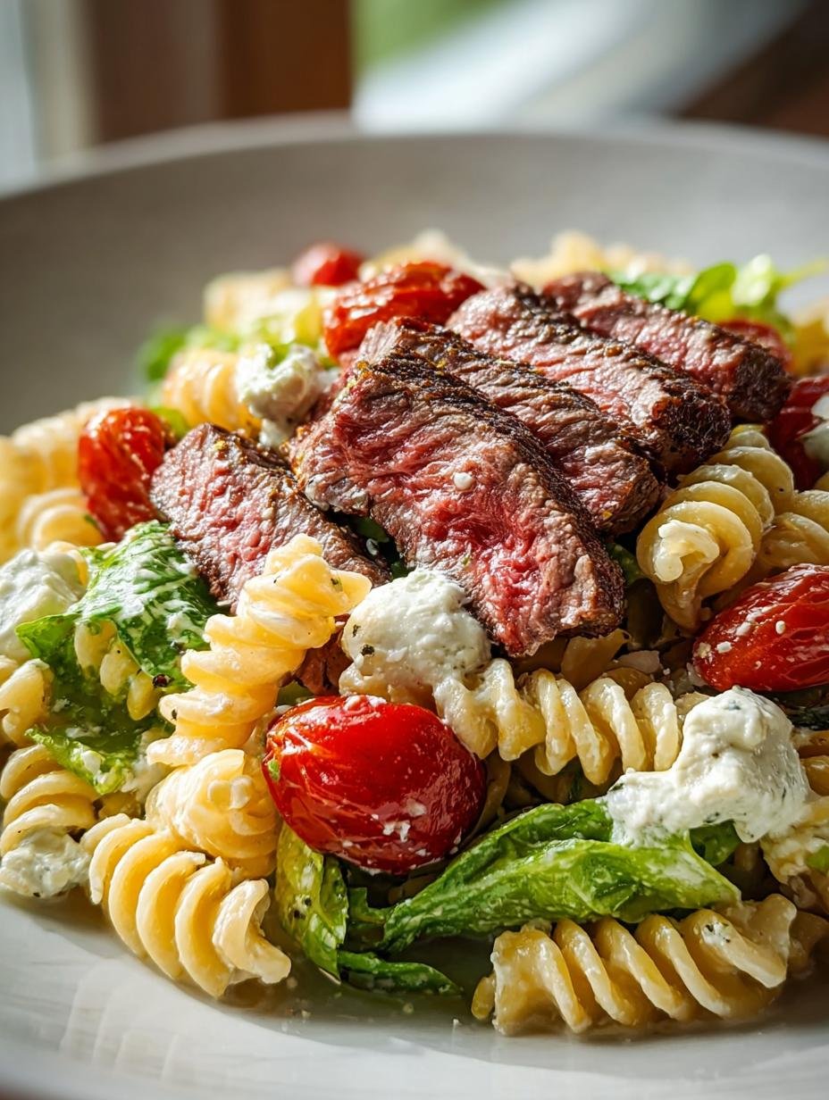 Flavorful Steak Caesar Pasta: A Hearty Dinner Delight - Flavorful Steak Caesar Pasta - main visual representation