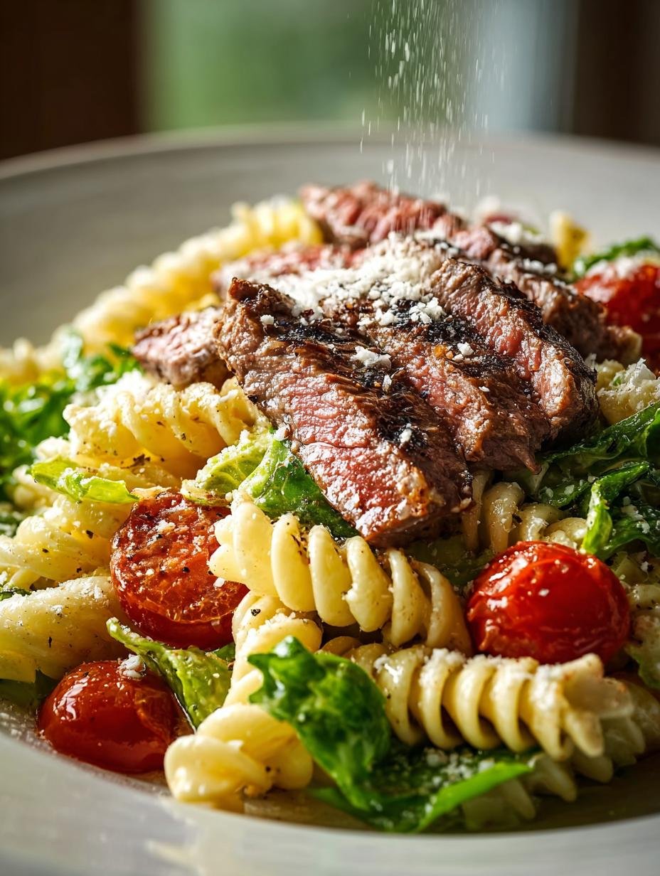 Flavorful Steak Caesar Pasta: A Hearty Dinner Delight - Flavorful Steak Caesar Pasta - additional detail
