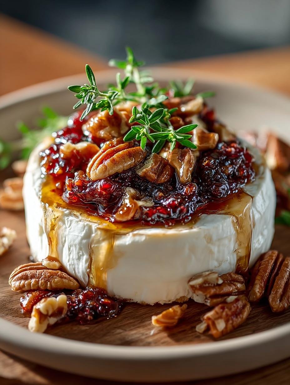 Goat Cheese Appetizer with Fig Jam and Pecans Delight - Goat Cheese Appetizer with - additional detail