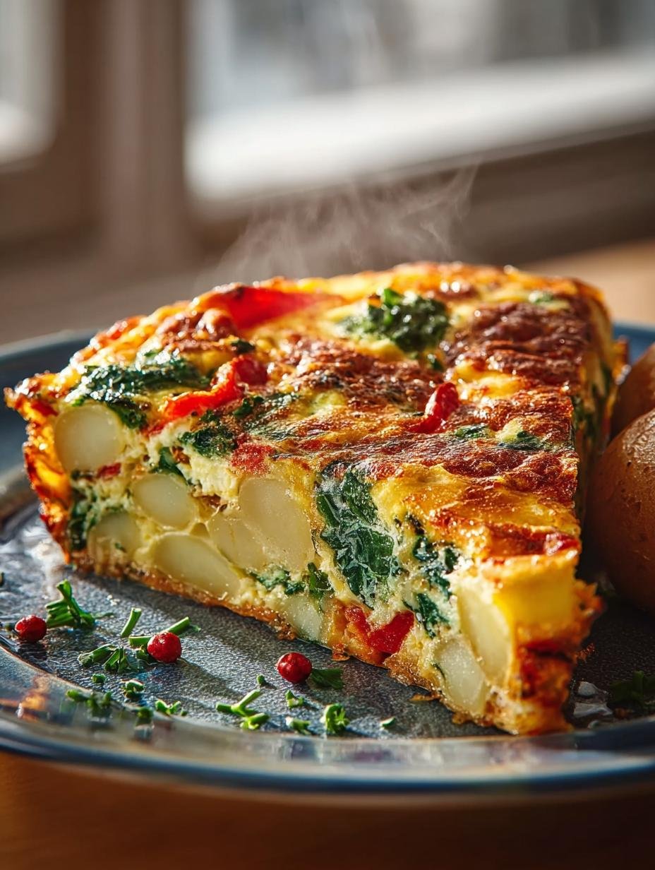 Hearty Potato Veggie Frittata: A Satisfying Breakfast Delight
