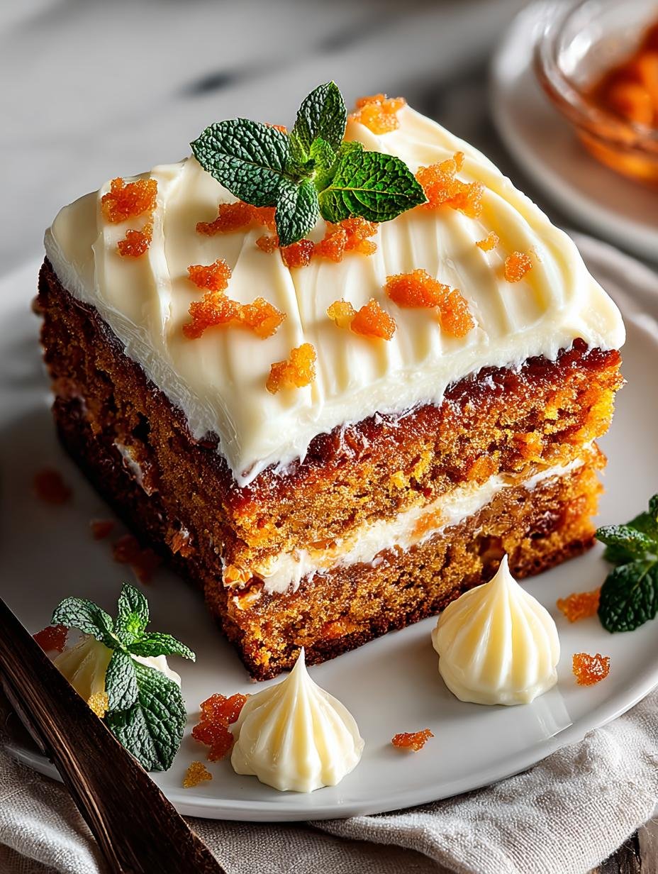 Irresistible Carrot Sheet Cake: 12 Delightful Servings