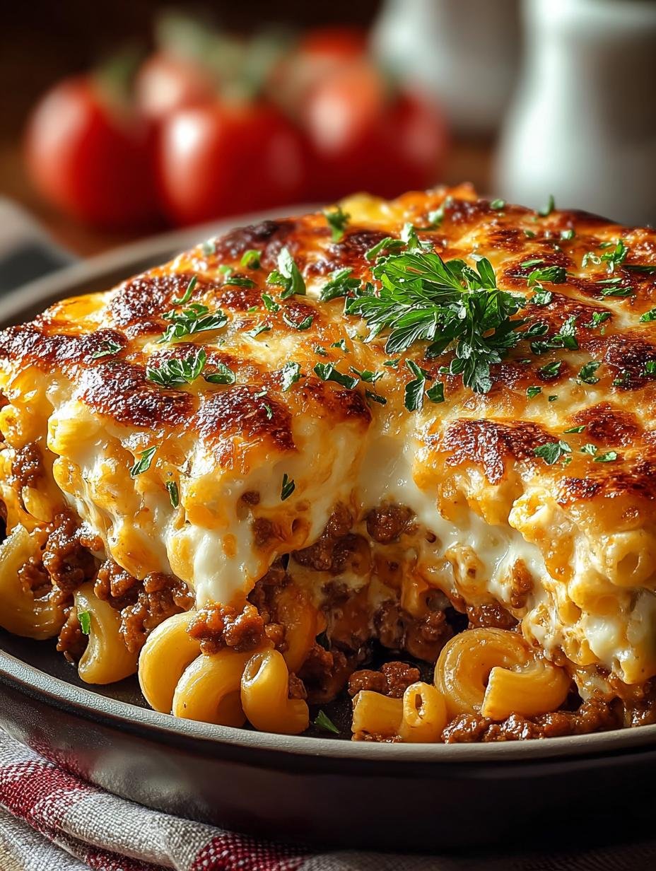 Irresistible Cheesy Beef Macaroni for Cozy Nights - Irresistible Cheesy Beef Macaroni - additional detail