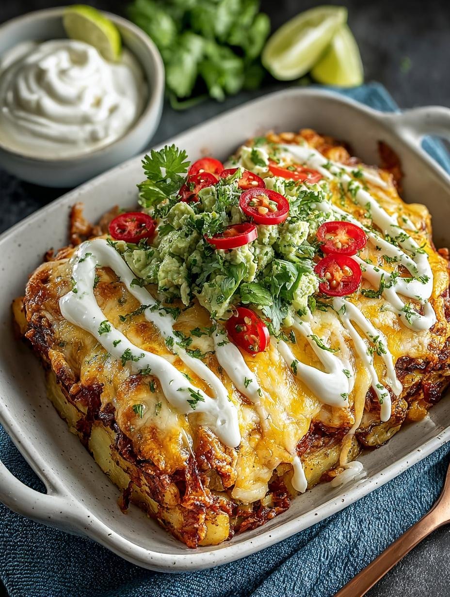 Irresistible Cheesy Taco Potato Casserole Recipe - Irresistible Cheesy Taco Potato - additional detail