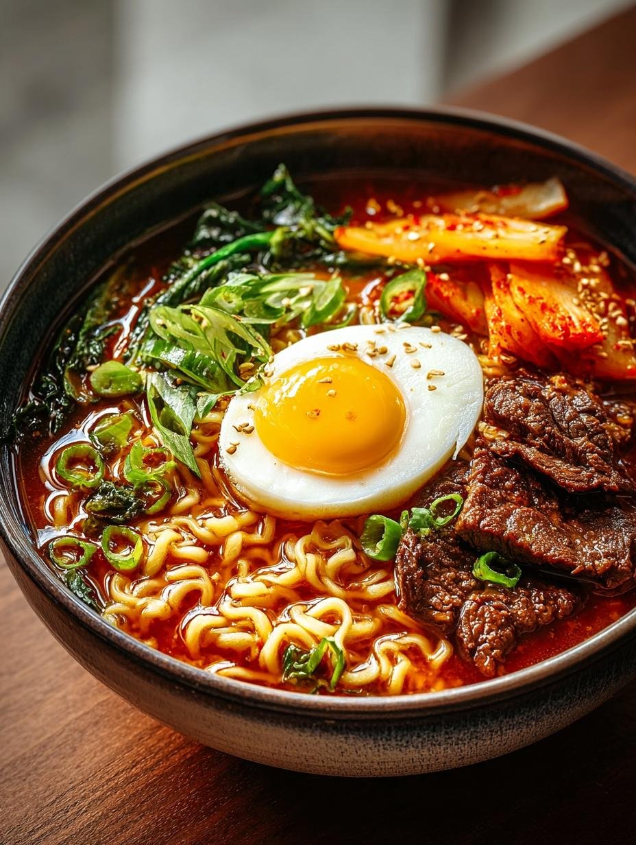 Kimchi Beef Bulgogi Ramen: 4 Steps to Flavorful Delight - Kimchi Beef Bulgogi Ramen - main visual representation