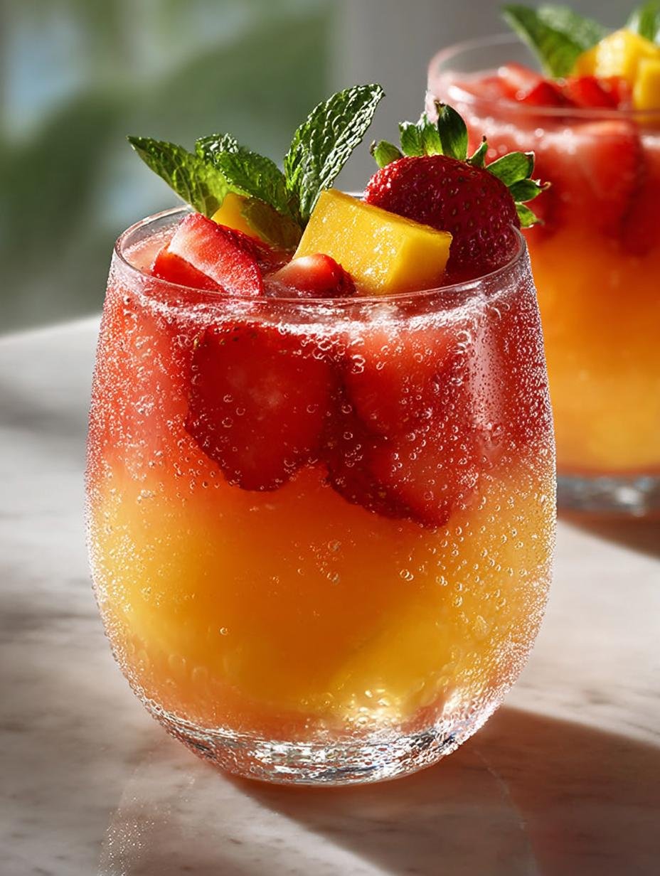 Refreshing Mango Strawberry Agua Fresca Recipe for Summer