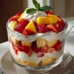 Mango Strawberry Shortcake Trifles