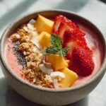 Mango Strawberry Smoothie Bowl