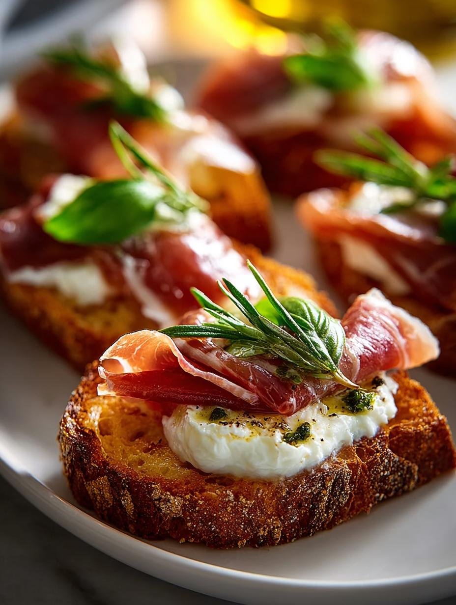 Mozzarella Beef Prosciutto Crostini: A Gourmet Delight - Mozzarella Beef Prosciutto Crostini - additional detail