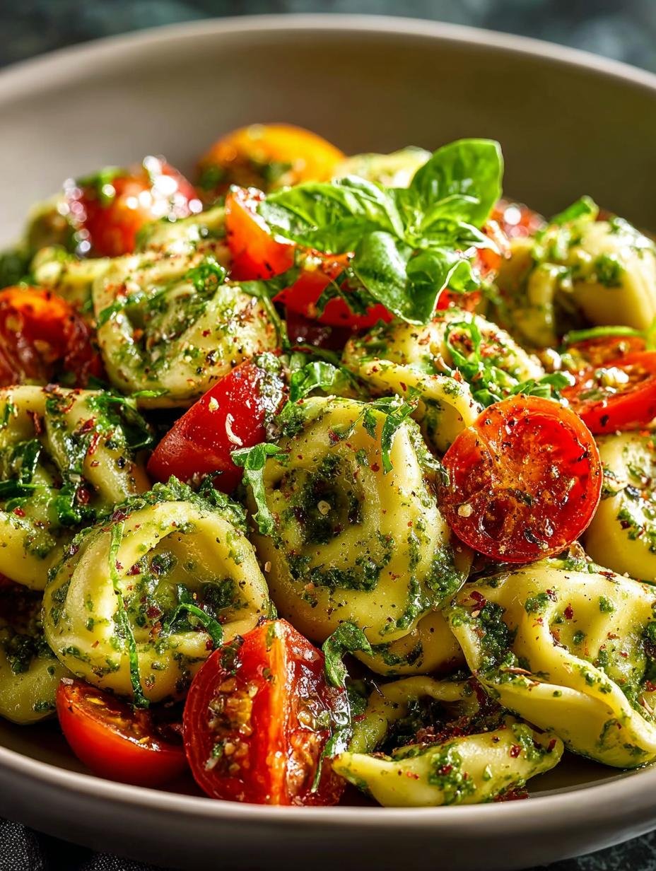 Delicious Pesto Tortellini Salad Fresh for Quick Meals - Pesto Tortellini Salad Fresh - additional detail