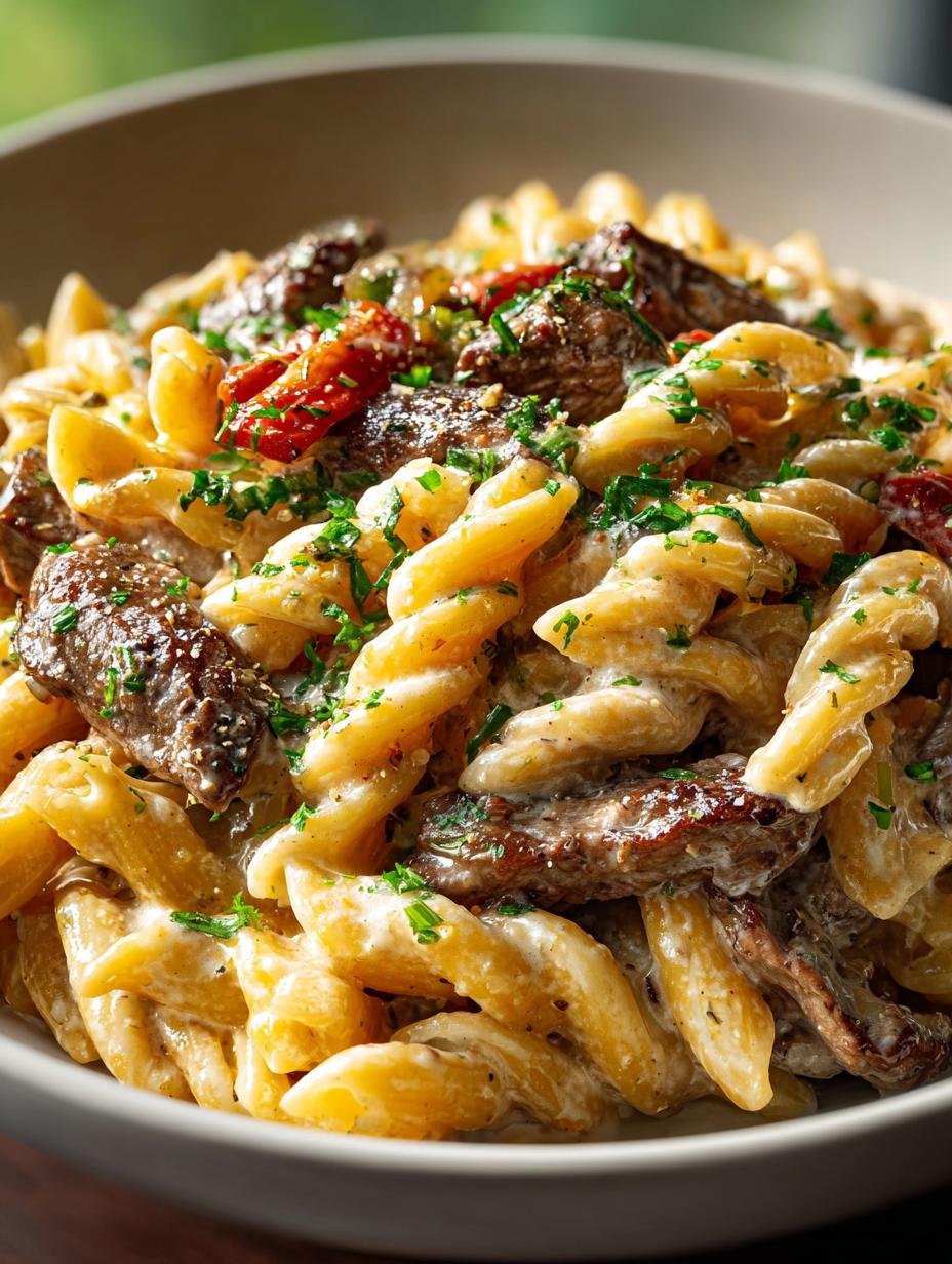 Ultimate Philly Cheesesteak Pasta: Hearty Comfort Dish - Philly Cheesesteak Pasta Hearty - main visual representation