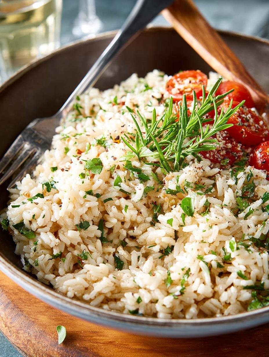 Seasoned Rice with Herbs