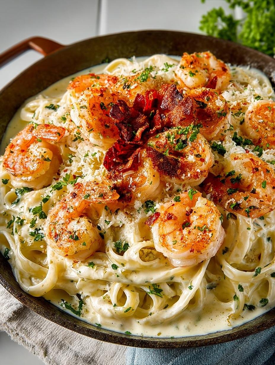 Delicious Shrimp Alfredo in 25 Minutes for Dinner