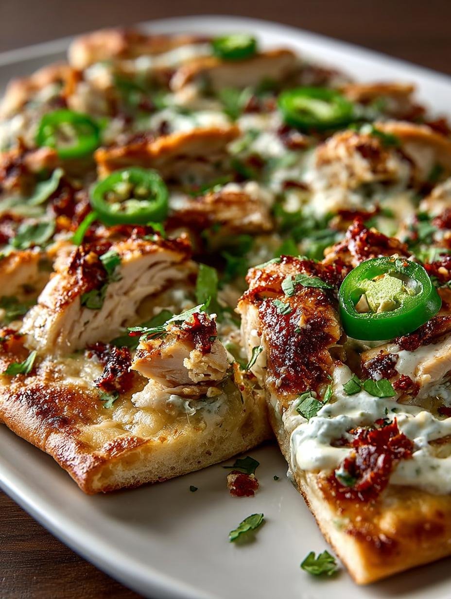 Spicy Cajun Chicken Flatbread with 5 Zesty Ingredients - Spicy Cajun Chicken Flatbread - main visual representation