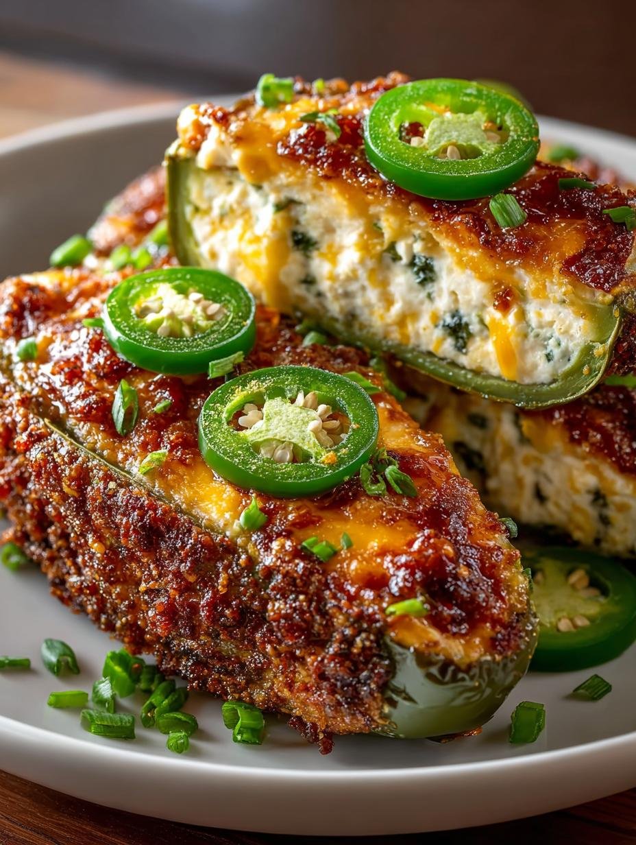 Spicy Cheesy Jalapeno Popper Stuffed Meatloaf Recipe - Spicy Cheesy Jalapeno Popper - additional detail