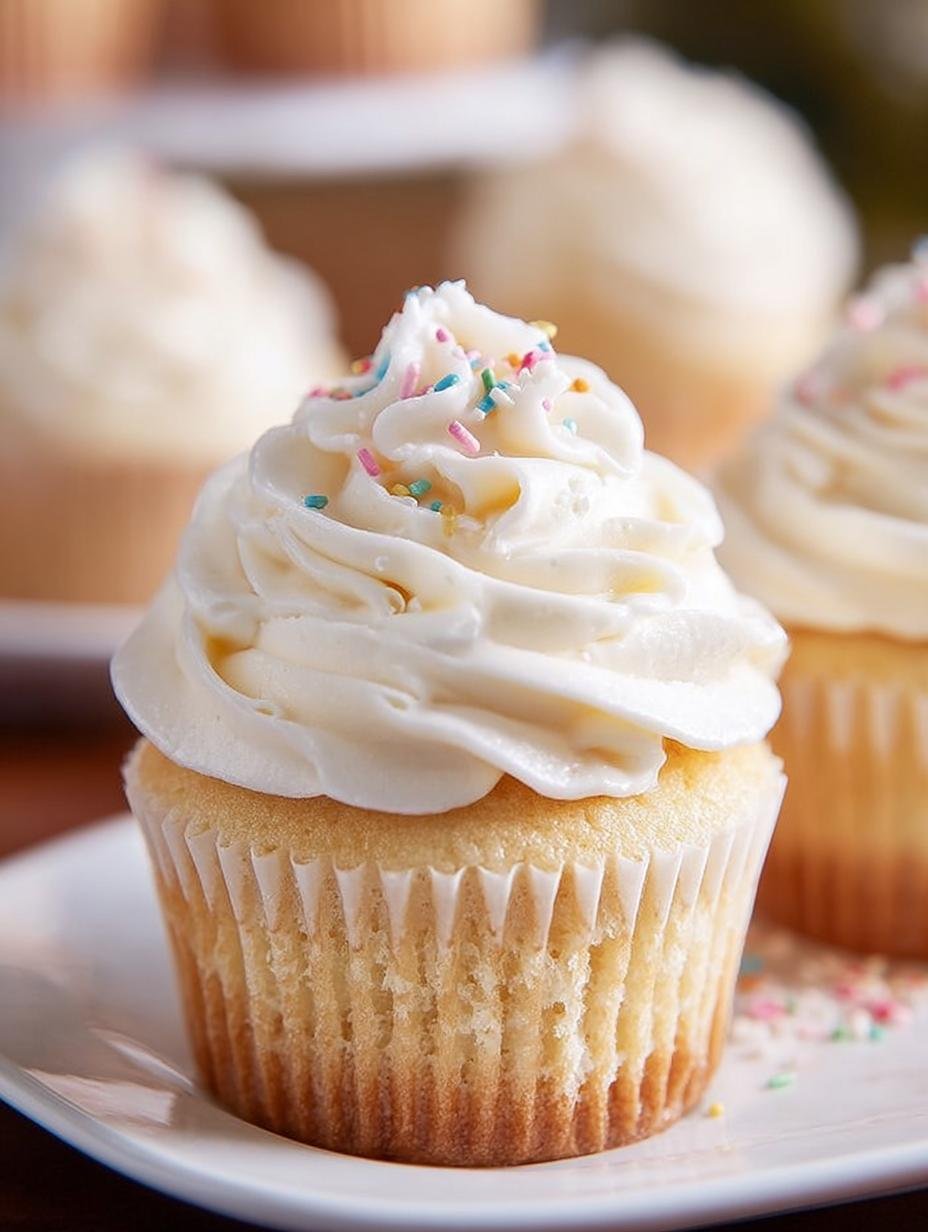 Delicious Vanilla Cupcakes Vanilla Buttercream Recipe